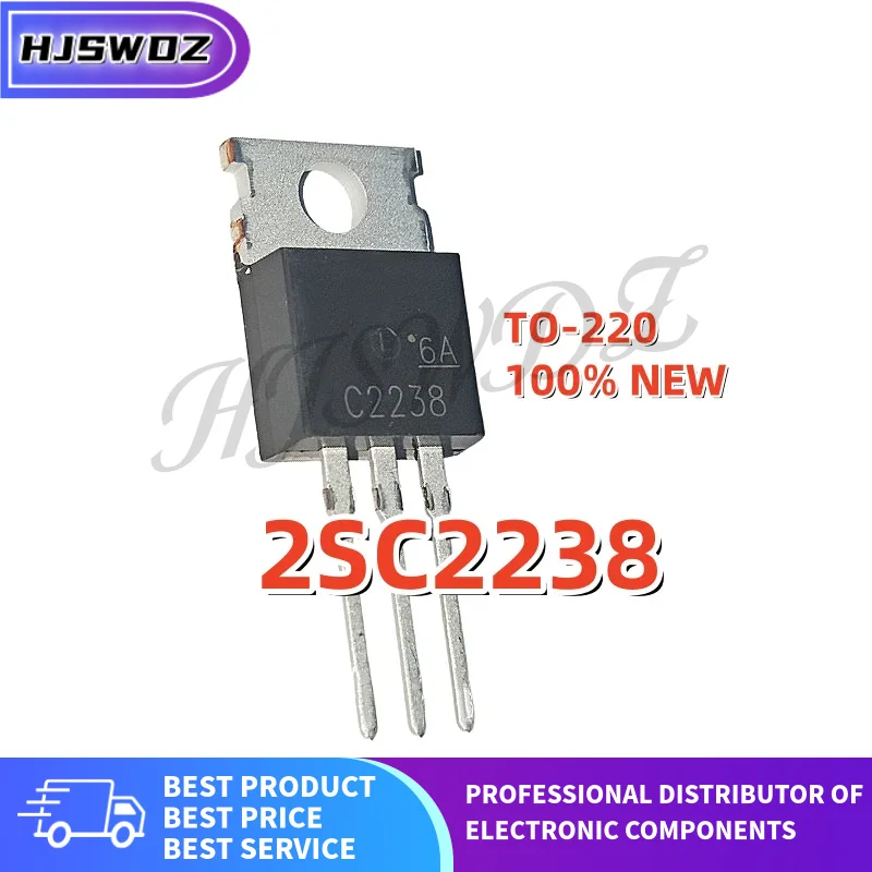 10PCS/5Pairs 2SC2238 2SA968 C2238 A968 TO-220 Audio power amplifier matching Brand New In Stock