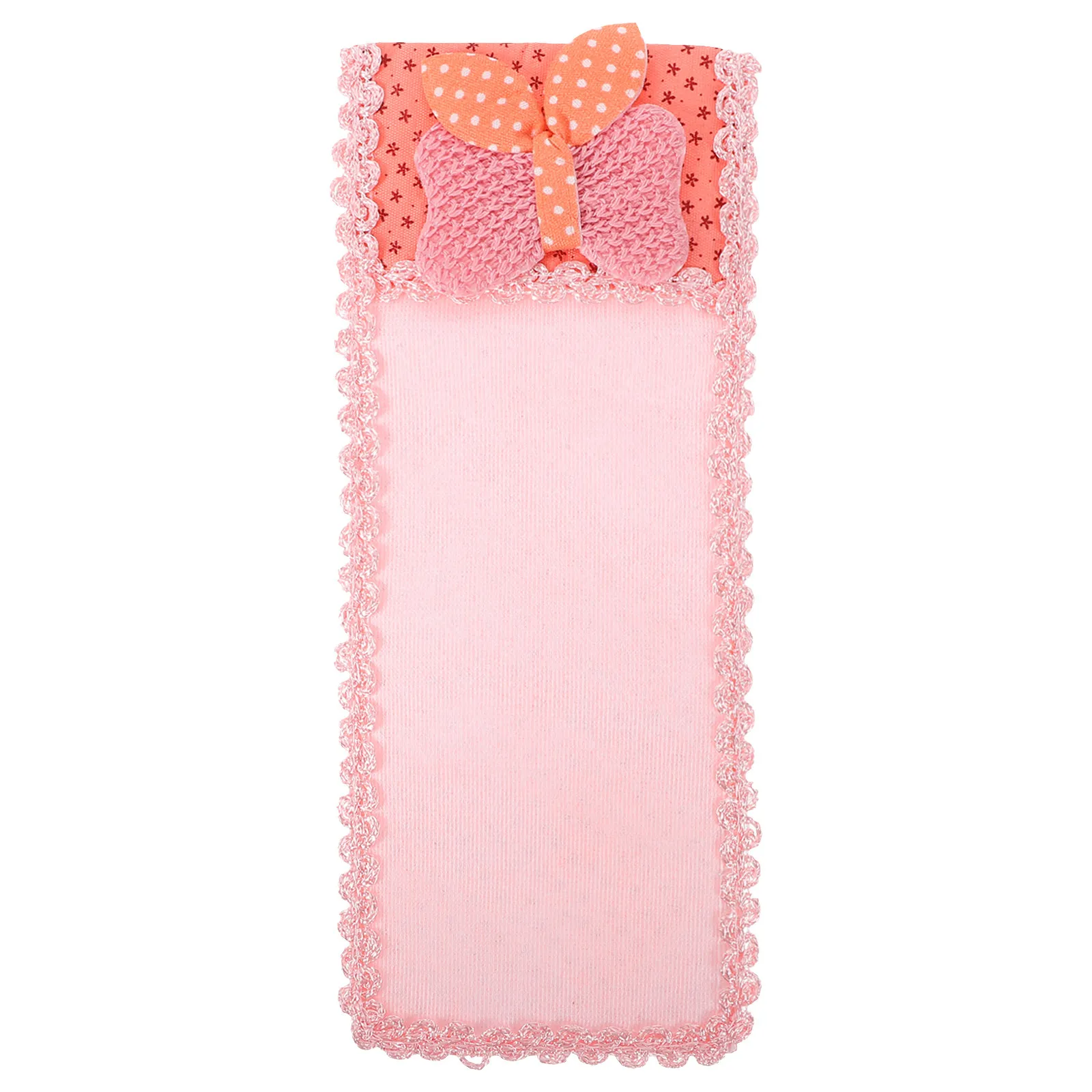 

1Pcs Butterfly Bow Shaped Remote Control Cover Creative Lace Fabric Universal Fit Dustproof Decorative Accessory for Remotes