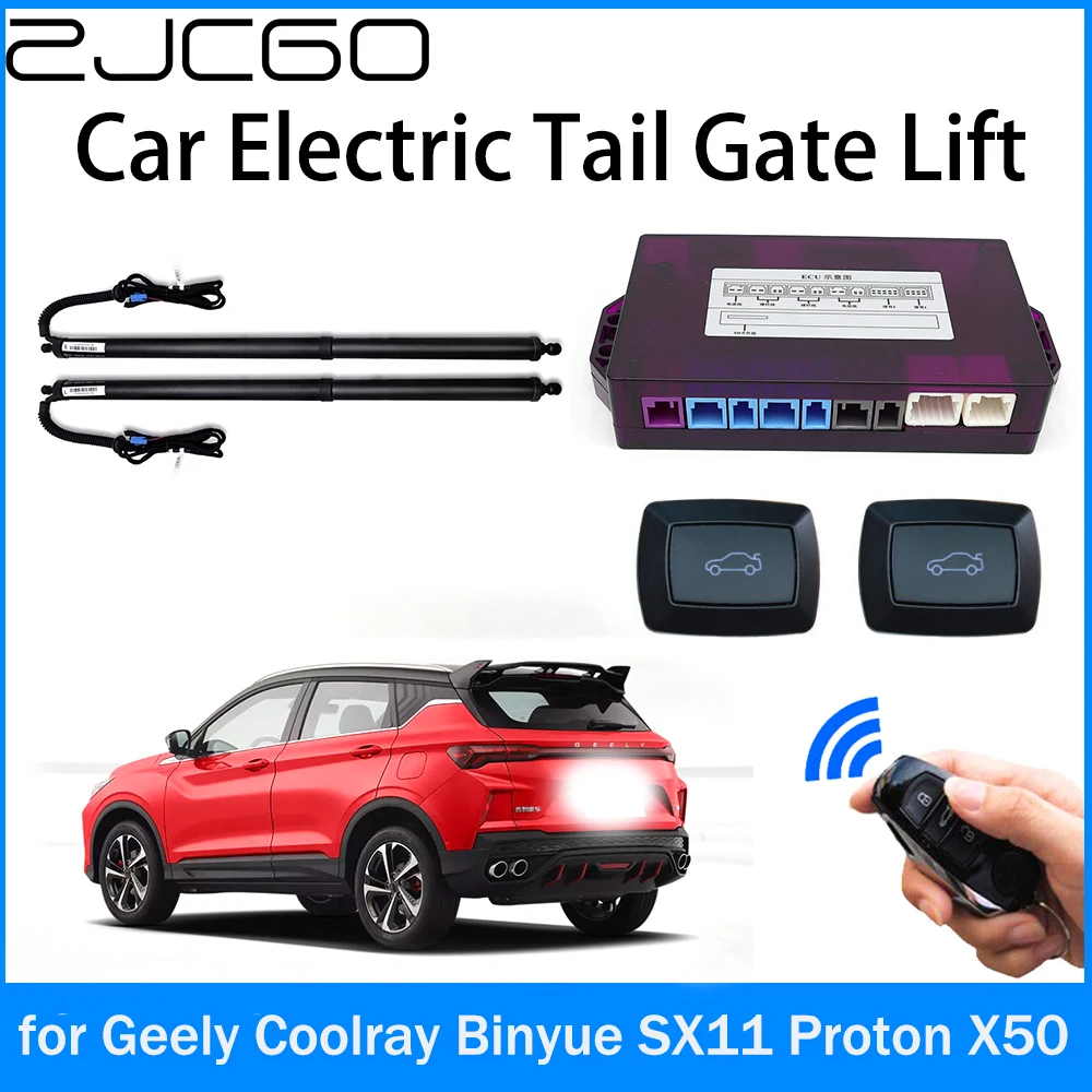 ZJCGO Car Power Trunk Electric Suction Tailgate Intelligent Tail Gate Lift Strut for Geely Coolray Binyue SX11 Proton X50