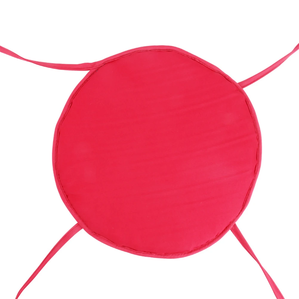 

Chairs Thick Cushion Pad Round Sponge Cushions Dining Mat Seat for School Red Student