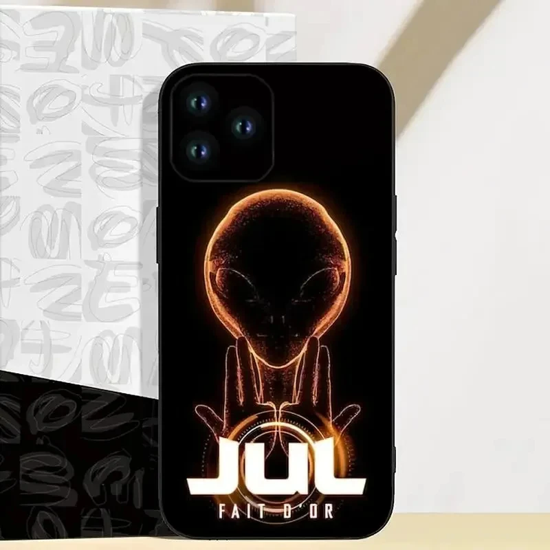 JuL Rapper Phone Case For iPhone 11 12 13 14 15 Pro Max 7 8 Mini Plus SE X XS XR Transparent Shell