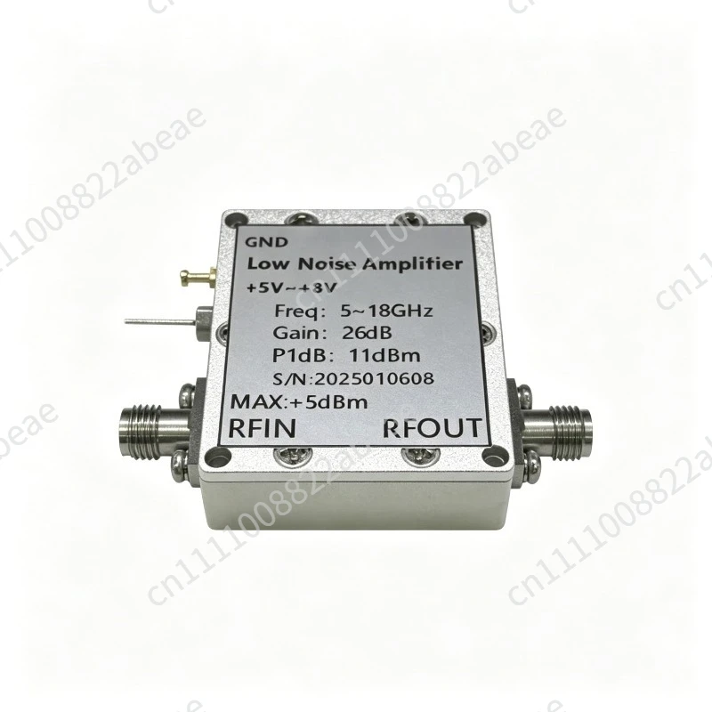 For 26dB Noise Figure 1.5dB 5-18GHz RF  Low Noise Amplifier LNA RF Amplifier Gain