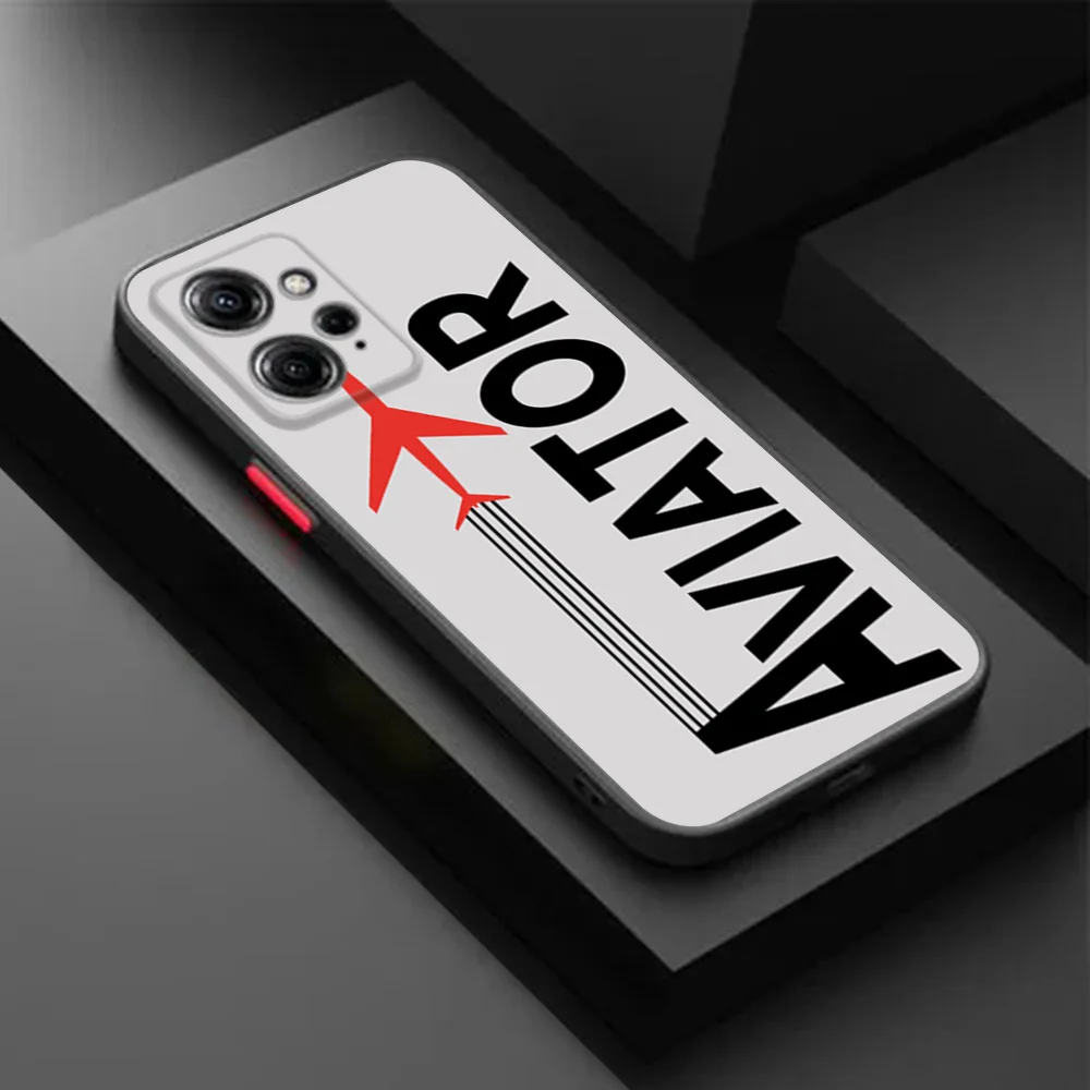 Redmi Note13 Pro 12c Note 12s Xiaomi 12x 12t 11 Lite 11t 11s 12 여행용 항공기 비행기 검정색 반투명 커버 용 전화 케이스