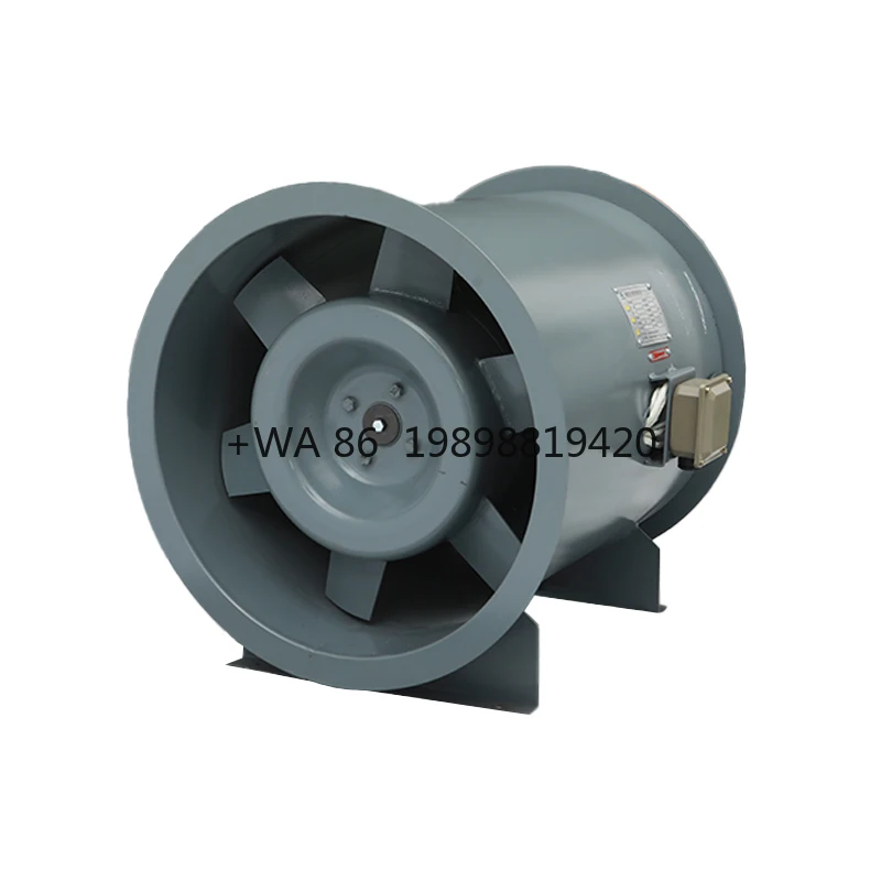 

Промышленный контроль пожара Осевой поток HTF Вентилятор Высокое давление Дымовая вытяжка OEM ODM 220 В/380 В Высокая эффективность Высокая