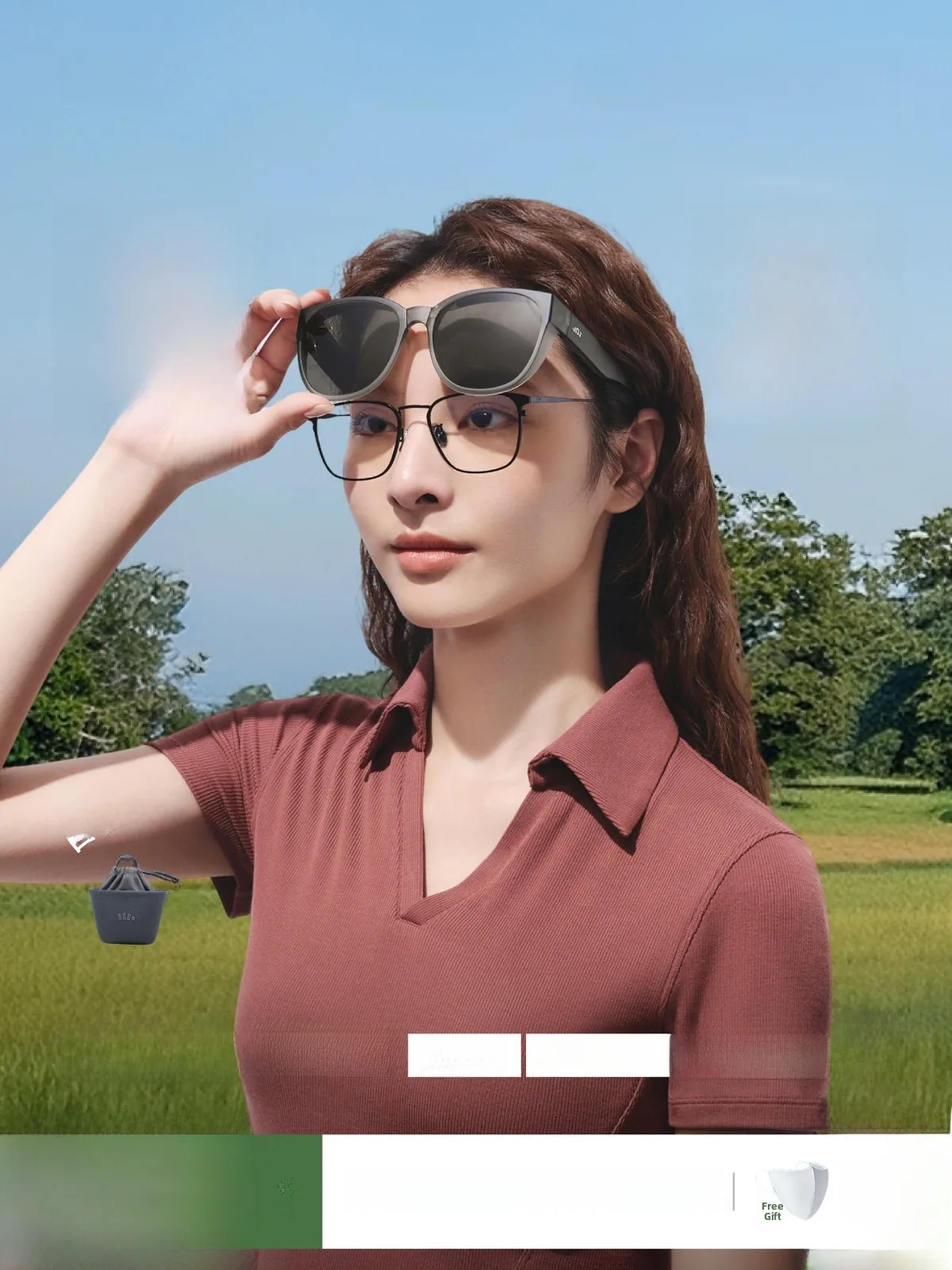 

Universal Banana Le Polarized Sunglasses Comfortable Faionable Suitable for Men And Women Can Be Mounted on Near-Sighted ...