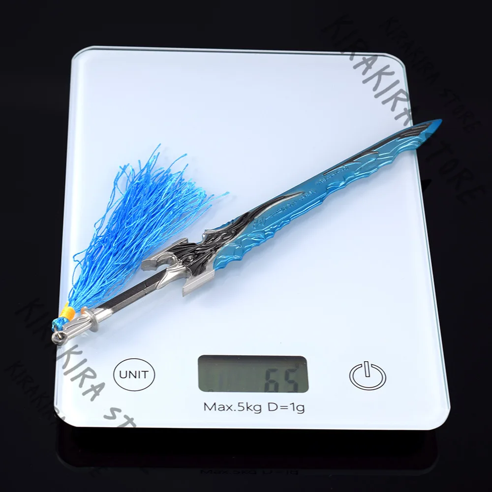 22cm Metal Weapon Model Wuthering Waves Armament Ornaments Anime Gift Knife Figurine Pendant Handcraft Accessories Mascot