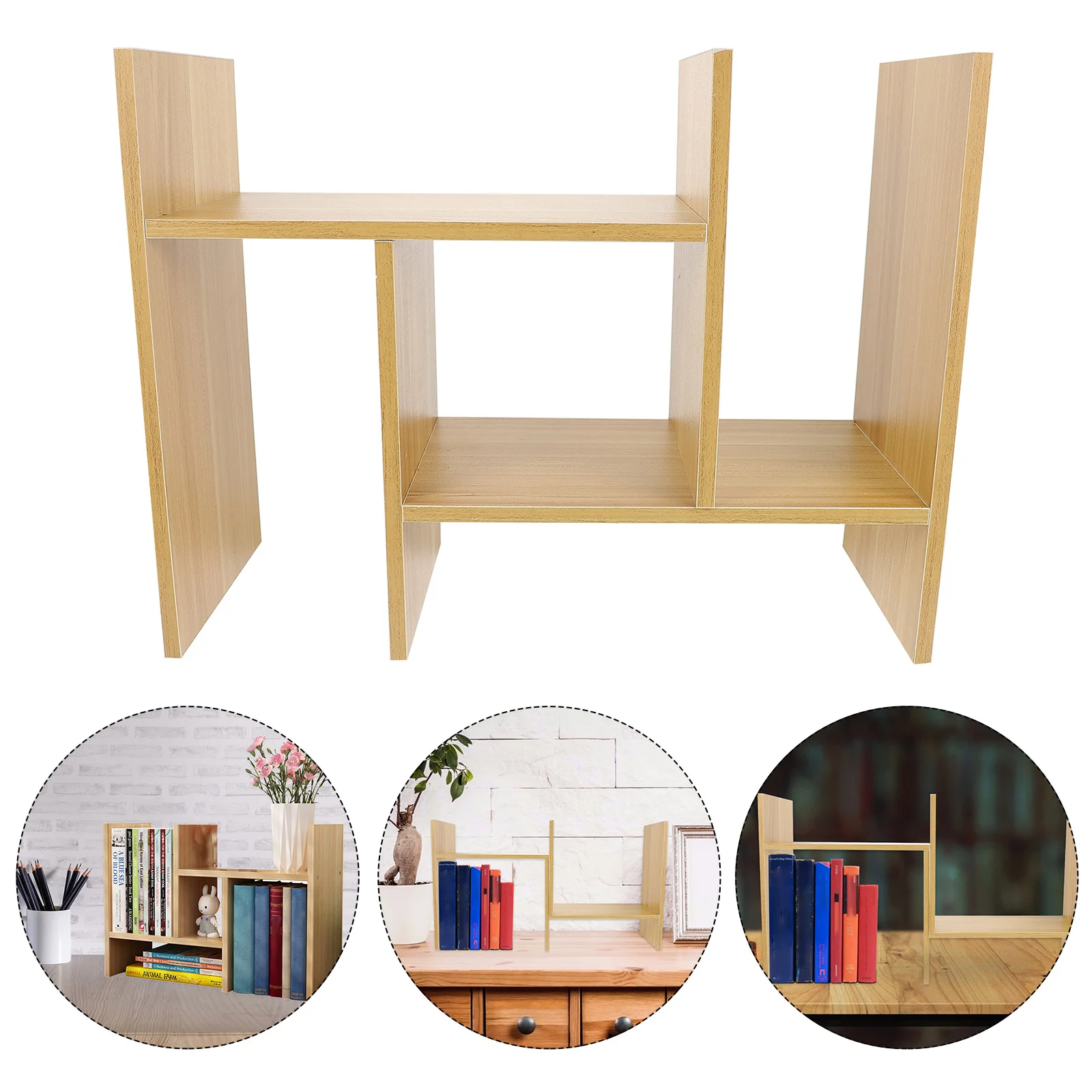 Cubicle Shelf Bookshelf for Kids Table Frame Desktop Sundries Holder Child Shelves Storage