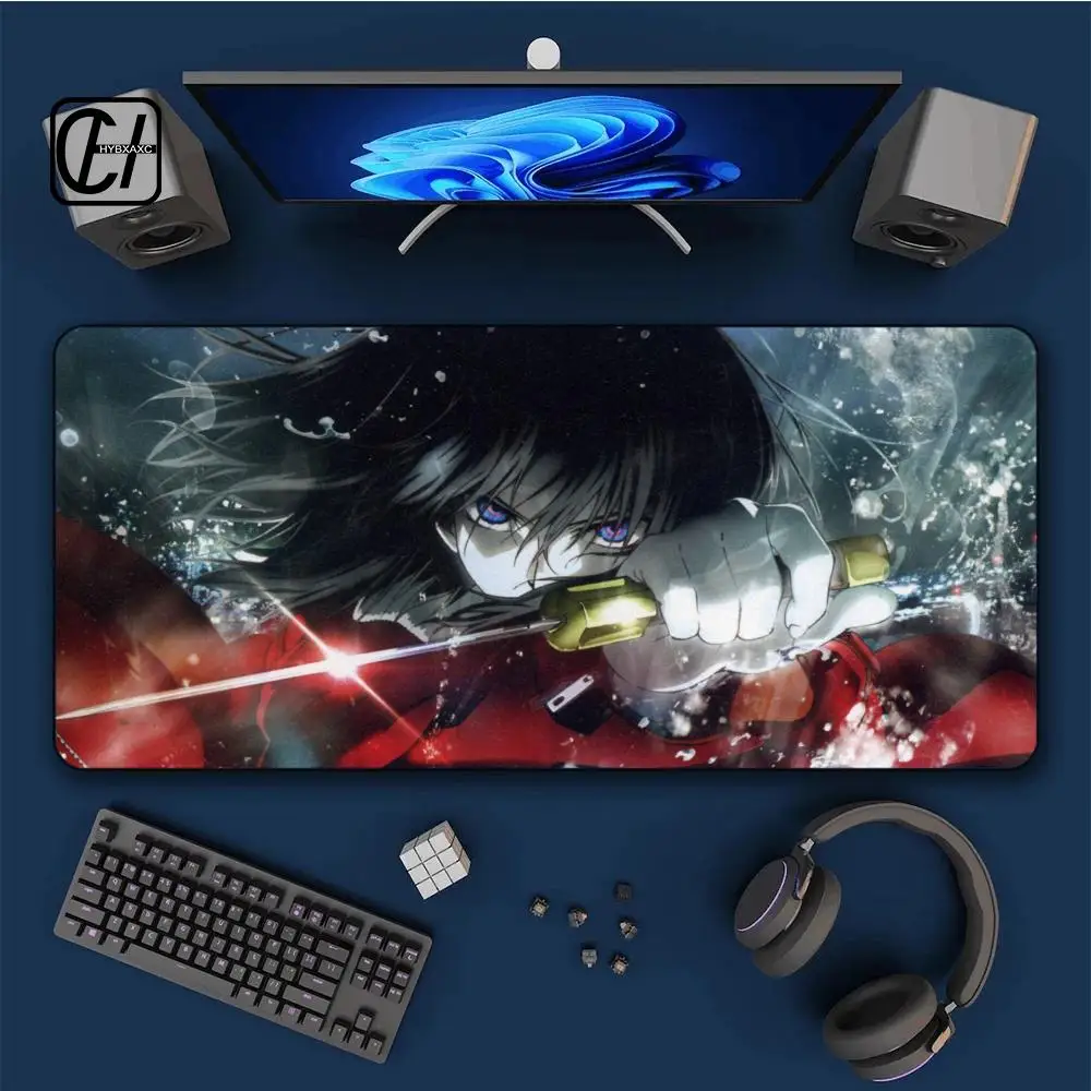 Boundary of Emptiness Ryougi Shiki anime Mouse Pad HD Mouse Pad Pad Extended Gaming Keyboard  Large Mouse Pad Gamer Desk Mat