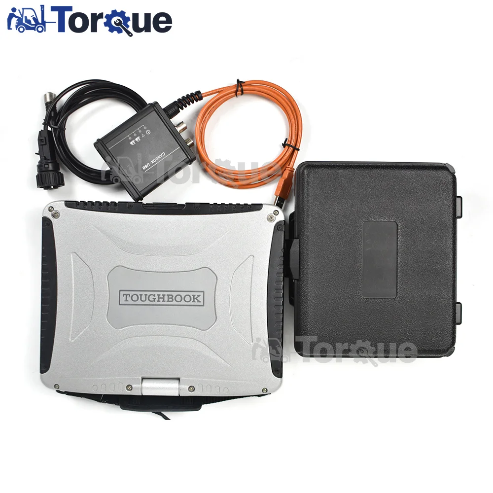 For Linde BT Kit Linde Pathfinder LSG + USB CANBOX Forklift TRUCK Diagnostic Tool +Thoughbook CF19 laptop