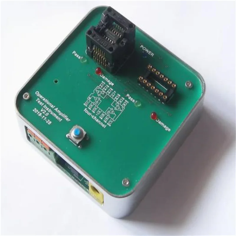 

Four operational amplifier tester