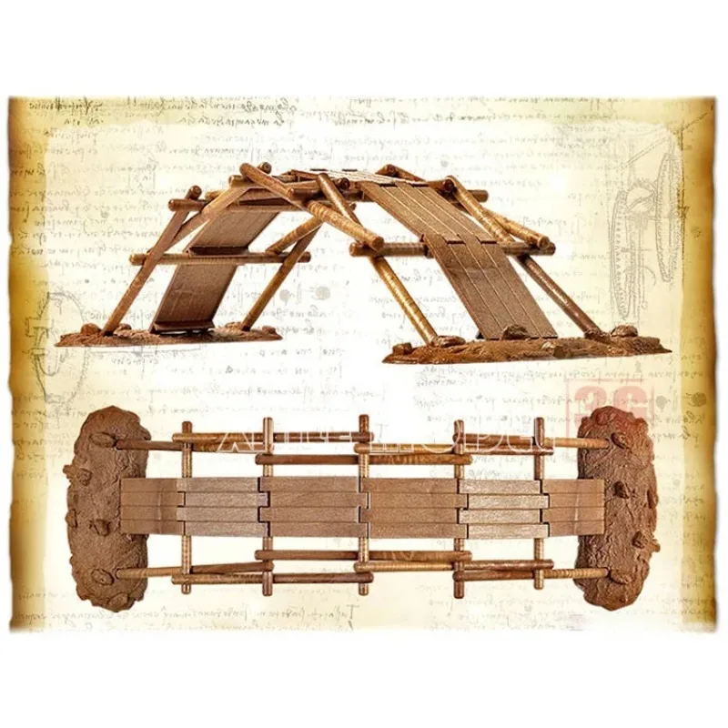 مجموعة نماذج تجميع الأكاديمية 18153 جسر دافنشي آرك