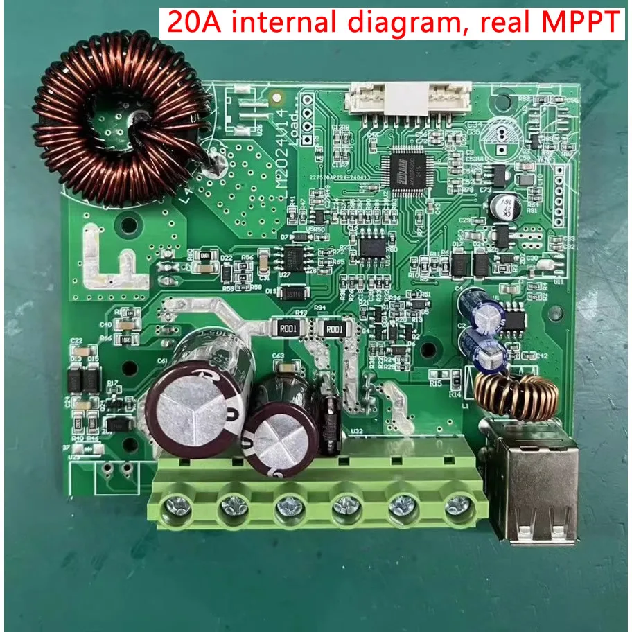 MPPT step-down controller 10A20A solar photovoltaic power generation fully automatic 12V24V lead-acid lithium battery universal