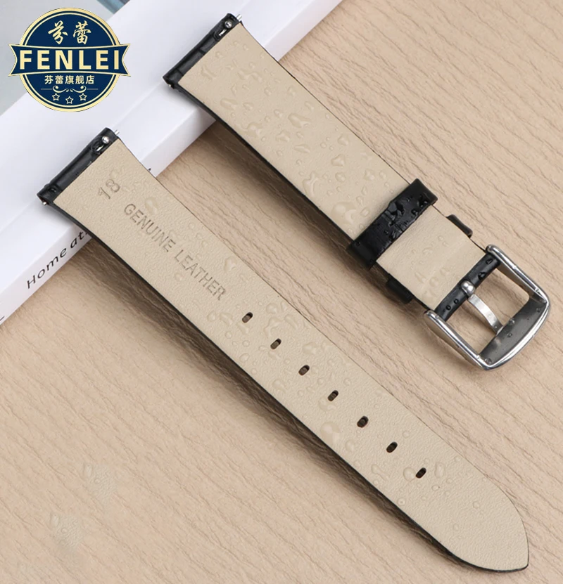 Bracelet de montre en cuir véritable pour femme, bracelet de montre en cuir de vachette, collection All Sky Star, 18mm, S-Warendary 541670, 5295346, 5295369, 5295320