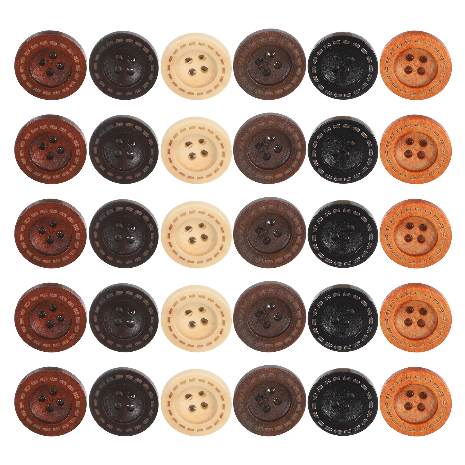 50 szt. Retro Drewniane Pinezki Vintage Drewniane Przypinki do Tablic Ogłoszeń, Dekoracyjne Pinezki do Domu i Biura