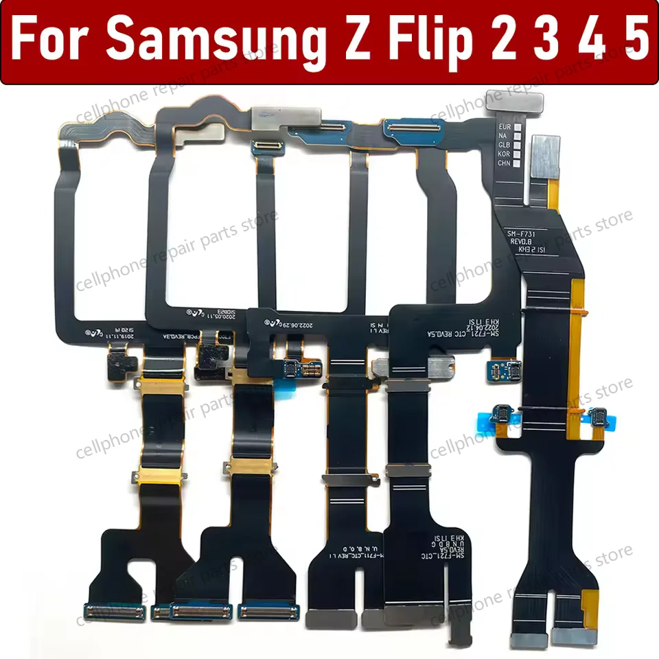 Main Board Motherboard Connector LCD Flex Cable Ribbon Replacement Parts For Samsung Z Flip 2 3 4 5 F1707B F711 F721 F731 F700