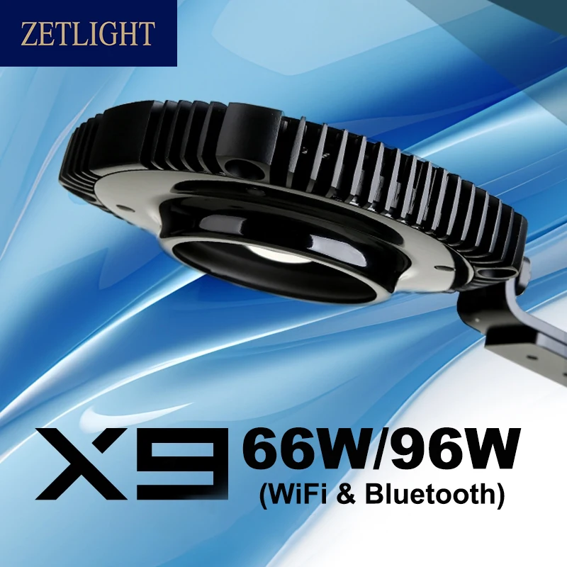 ZETLIGHT X9 66W 96W Full Spectrum WiFi Bluetooth App Control Marine Aquarium LED Light for Saltwater Coral Reef Fish Tank