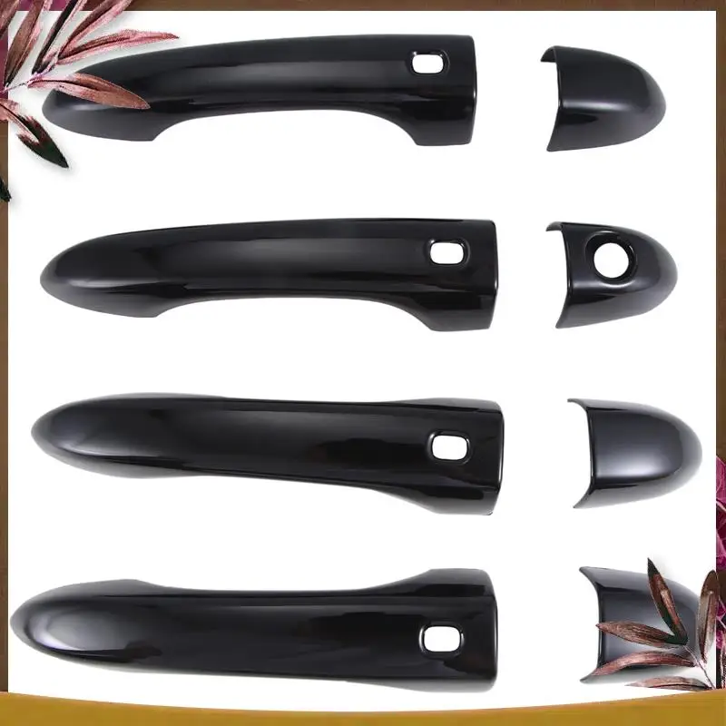

AB59-Glossy Pure Black Door Handle Cover Trim For Maserati Levante SUV Trofeo 4 Smart Door Handle