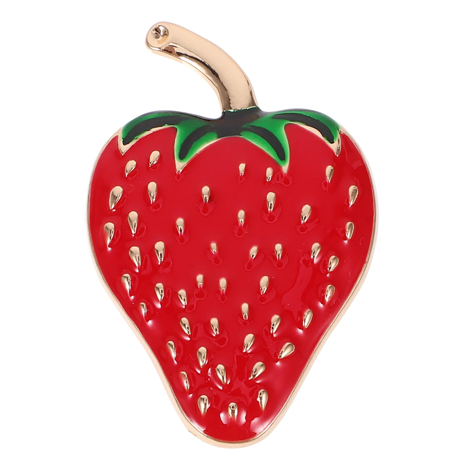 

4Mm Red Strawberry Zinc Alloy Cabinet Knob Lightweight Durable Easy Install Decorative Door Pull Handle For Closets Dresser