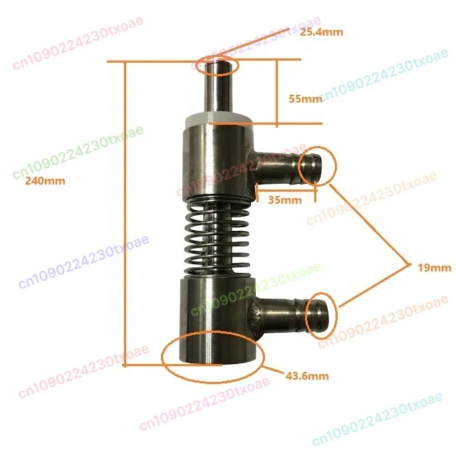 Automatic Inline Filling Nozzle Valve 12mm 18mm 25.4mm, Electric Drive for Beverage Liquid, 1 Year Warranty