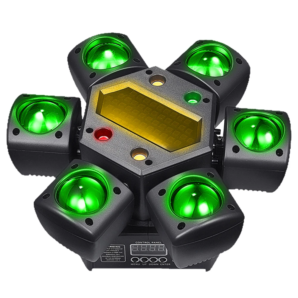 أضواء حفلات الديسكو مع التحكم الصوتي DJ جهاز عرض ليزر داخلي DMX الإضاءة نادي الرقص الديناميكي والعطلات 2025 الأحدث #6