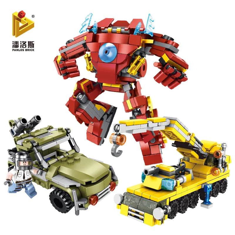 

Compatible With Lego Small Particle Building Blocks Robot Steel Mecha Fit Off-road Vehicle Children's Assembled Toys