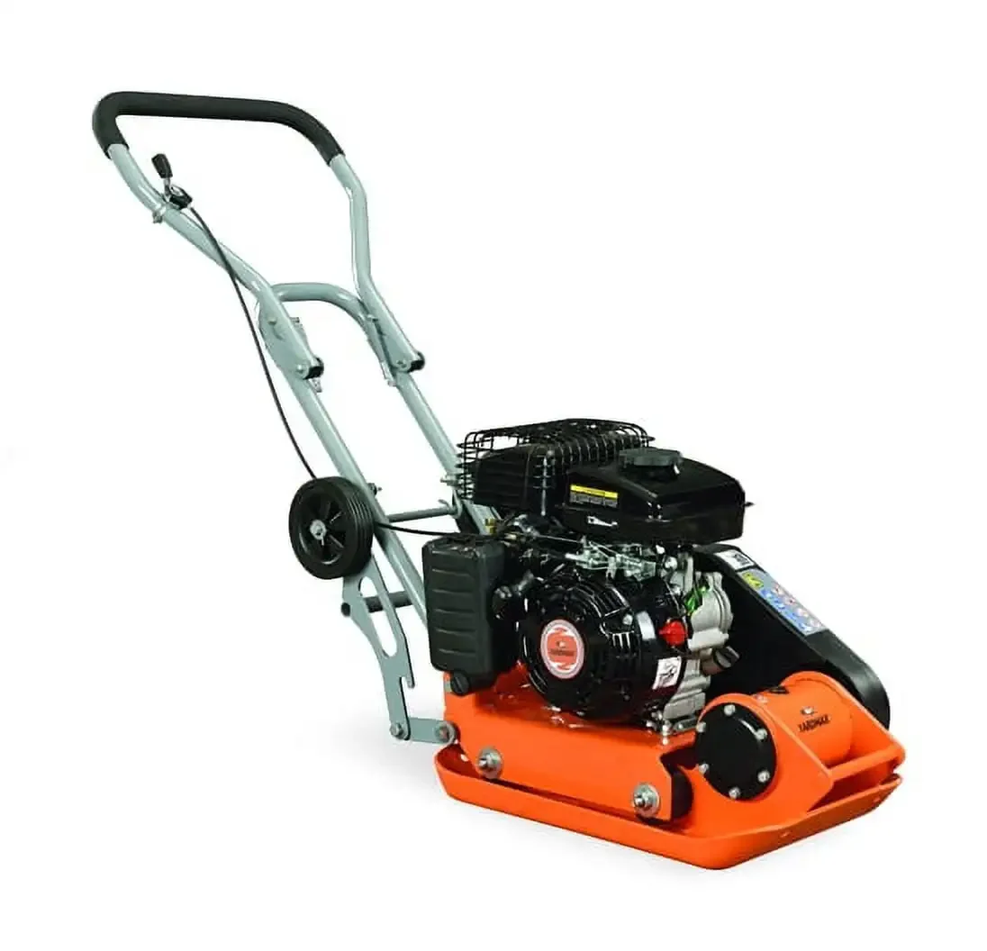 

1850 Lb. Compaction Force Plate Compactor 2.5HP/79cc Recoil Convenient Fold-down Handle Makes for Compact Storage