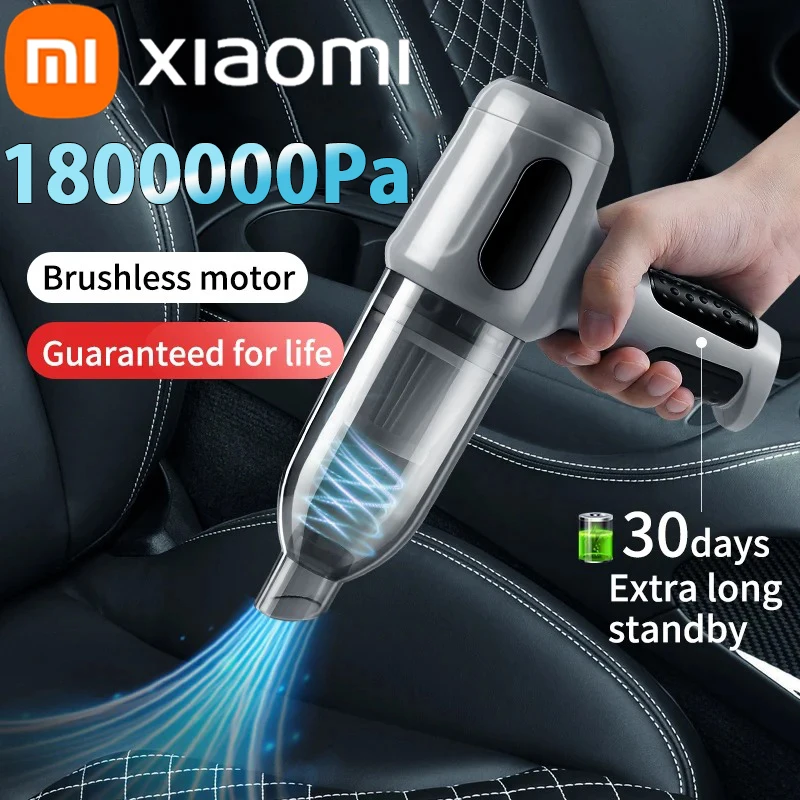 Xiaomi-Aspirateur Robot Portable Sans Fil, Déterminer pour Voiture, Bureau, Appareils Ménagers, 5 en 1, 1800000Pa