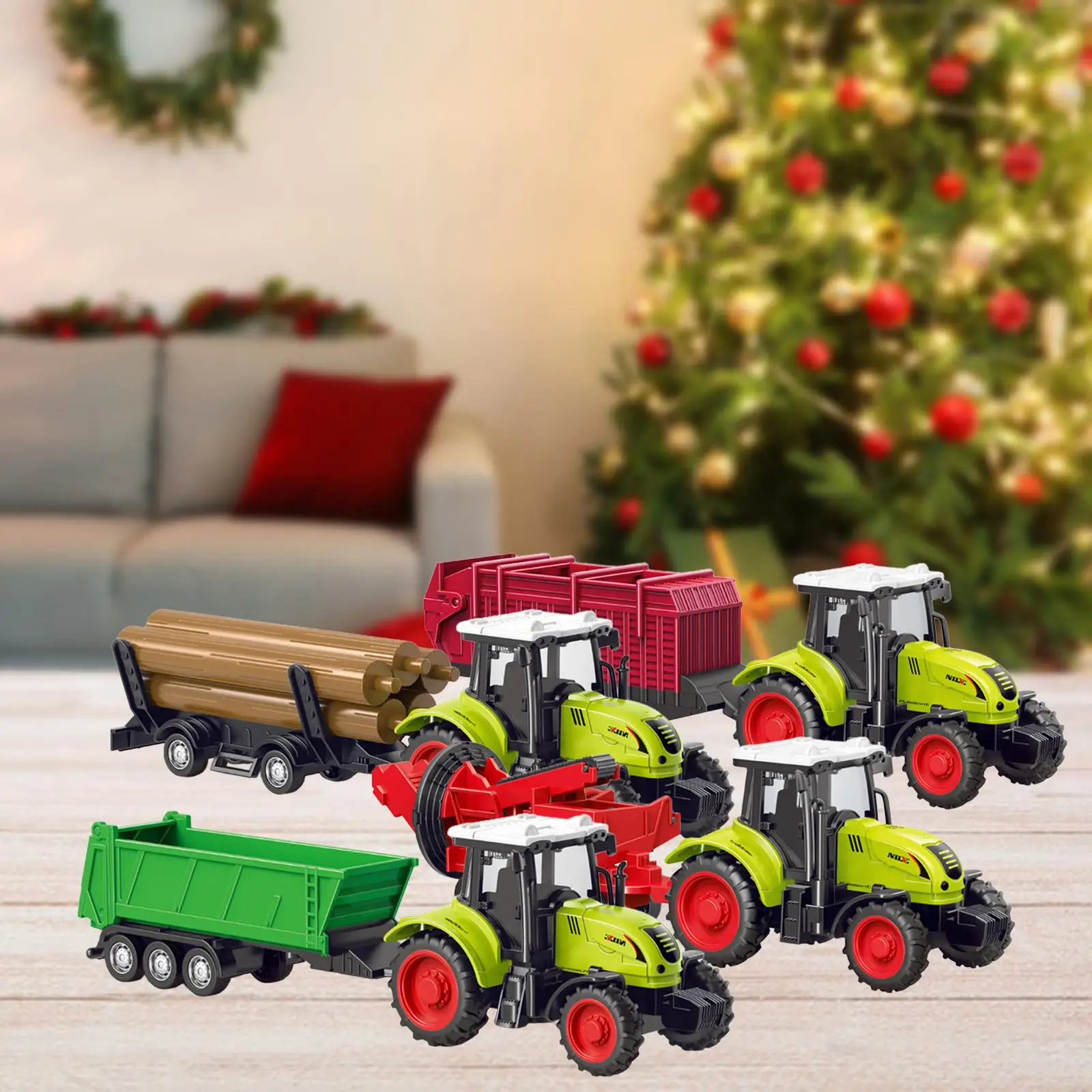 

Farmer Tractor Toy Engineer Car Toys Educational Toy Farming Toys Small Construction Vehicle for Boy Children Ages 3 and up Gift