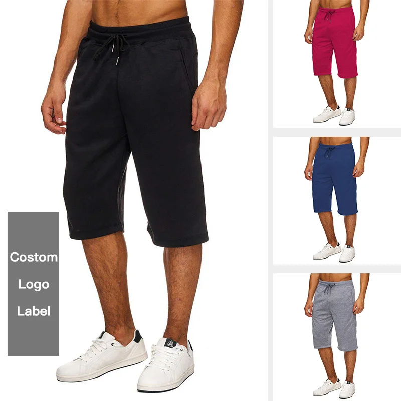 Men's Loose Straight Cropped Pants Large Size Casual Outdoor Hiking Sports Running Pants