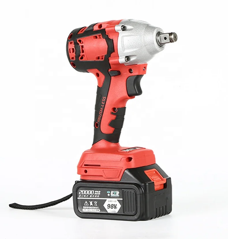 300W Lithium Battery Most Powerful Cordless Half Inch Drive Car Wheel Impact Drill Wrench