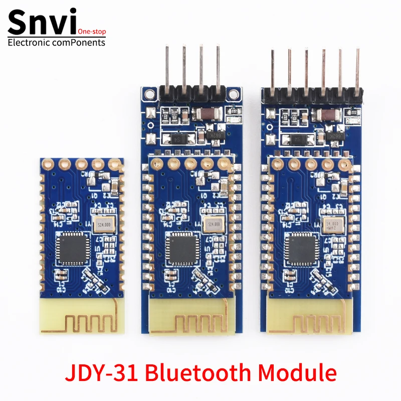 Snvi JDY-31 SPP-C Serial Port Pass-through Wifi Wireless Communication Module 2.4G JDY-30 HC-05 HC-06 Bluetooth-compatible