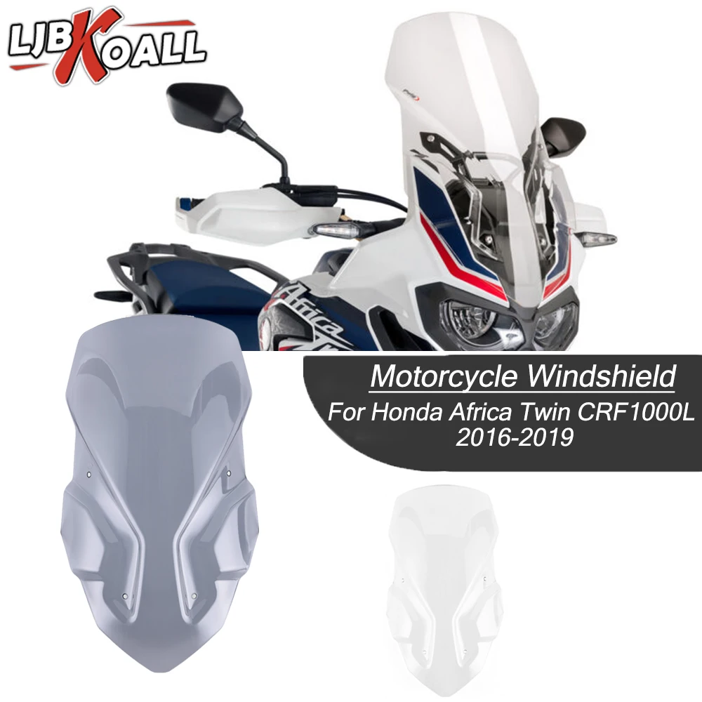 

For Honda CRF1000L Africa Twin 2016-2019 2018 2017 Windscreen Windshield Fairing CRF 1000L Accessories Wind Deflector Protector