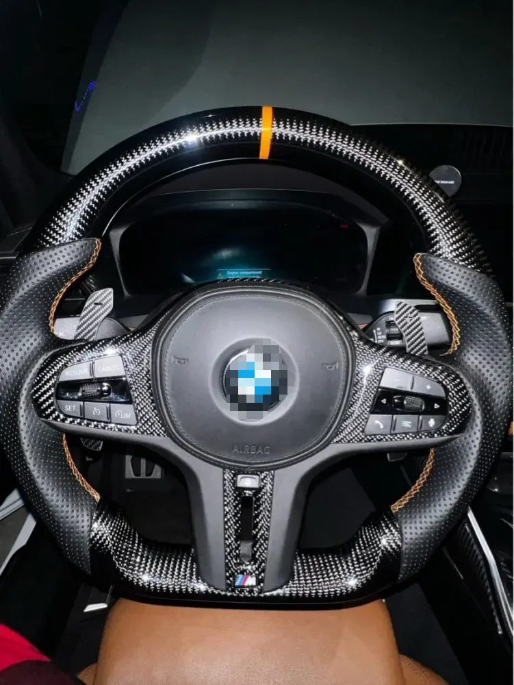 Carbon Fiber Steering Wheel Magnetic Shift Paddle for BMW 3567 Series G20 G30 G87 M2 M3 M4 F20 F30 F45