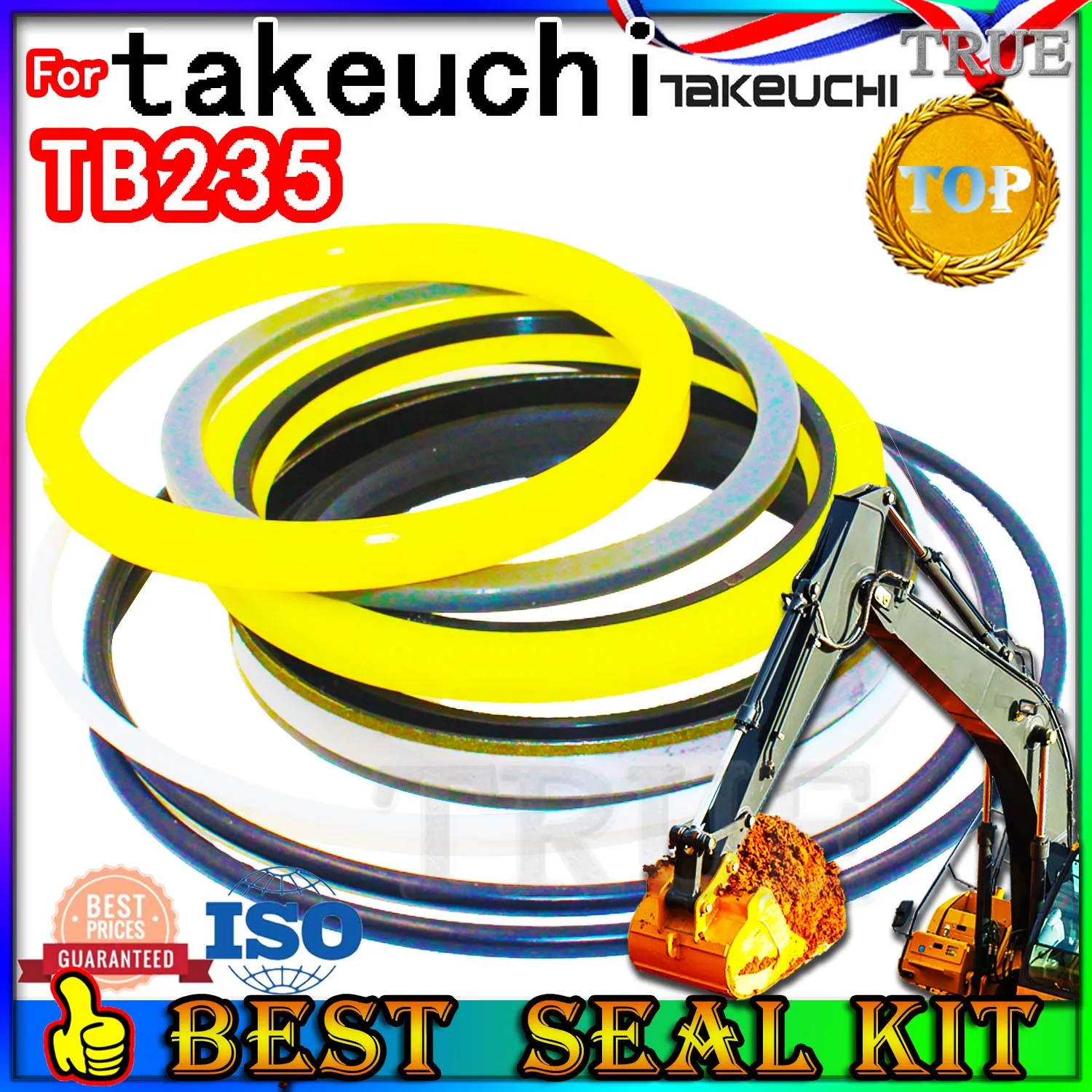 For TAKEUCHI TB235 Oil Seal Excavator Repair Kit Boom Bucket Arm Hydraulic Cylinder nok skf High Quality Motor Pump Swing Engine