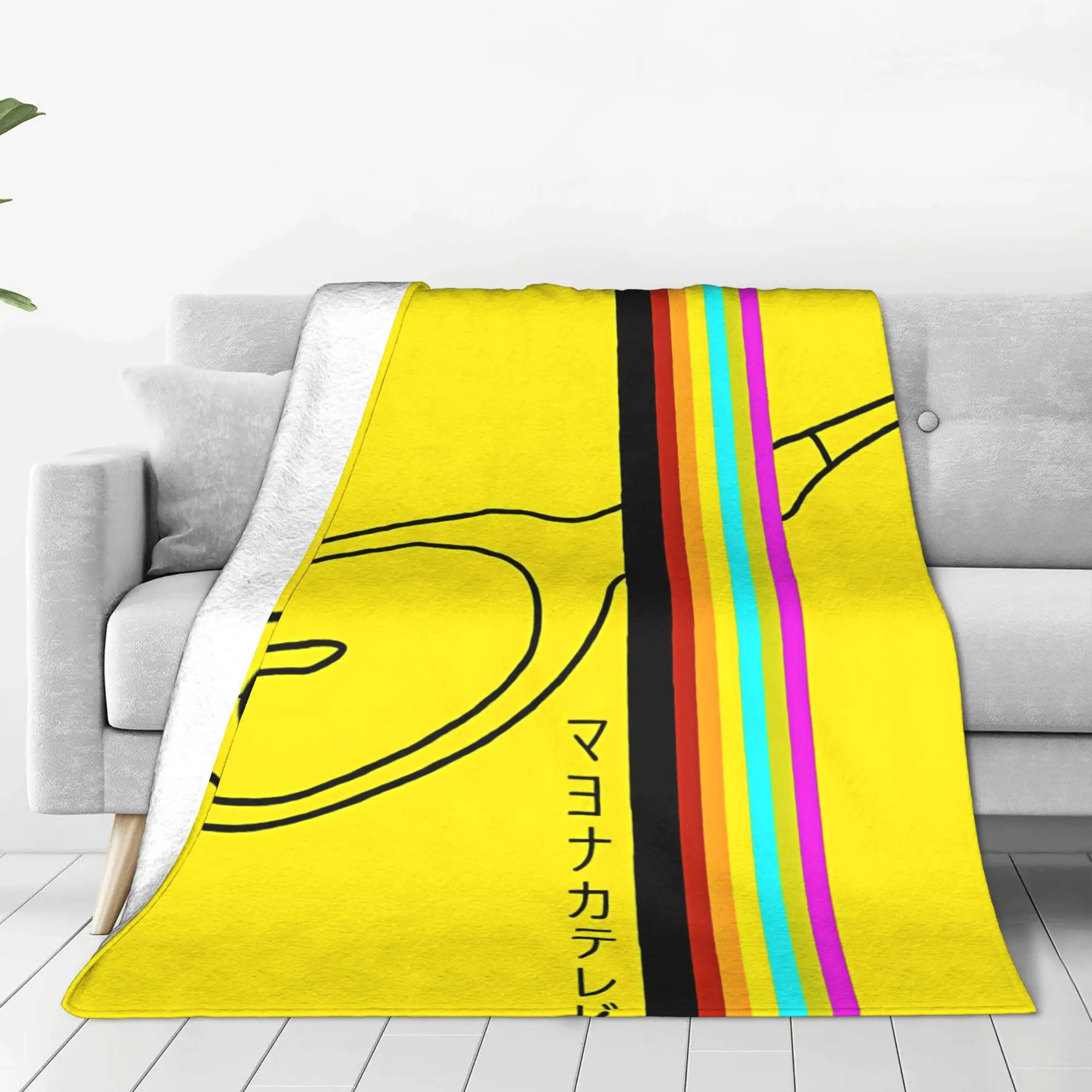 1PC Glasses Personas Home Room Decorations Winter Blankets For Adults Bedding Home Interior Sofa Knee