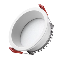 Dimmable Anti-glare Recessed LED Downlight Lamp 5W7W9W12W 85-265V Ceiling Spot Panel Bulbs Round For Home Lighting