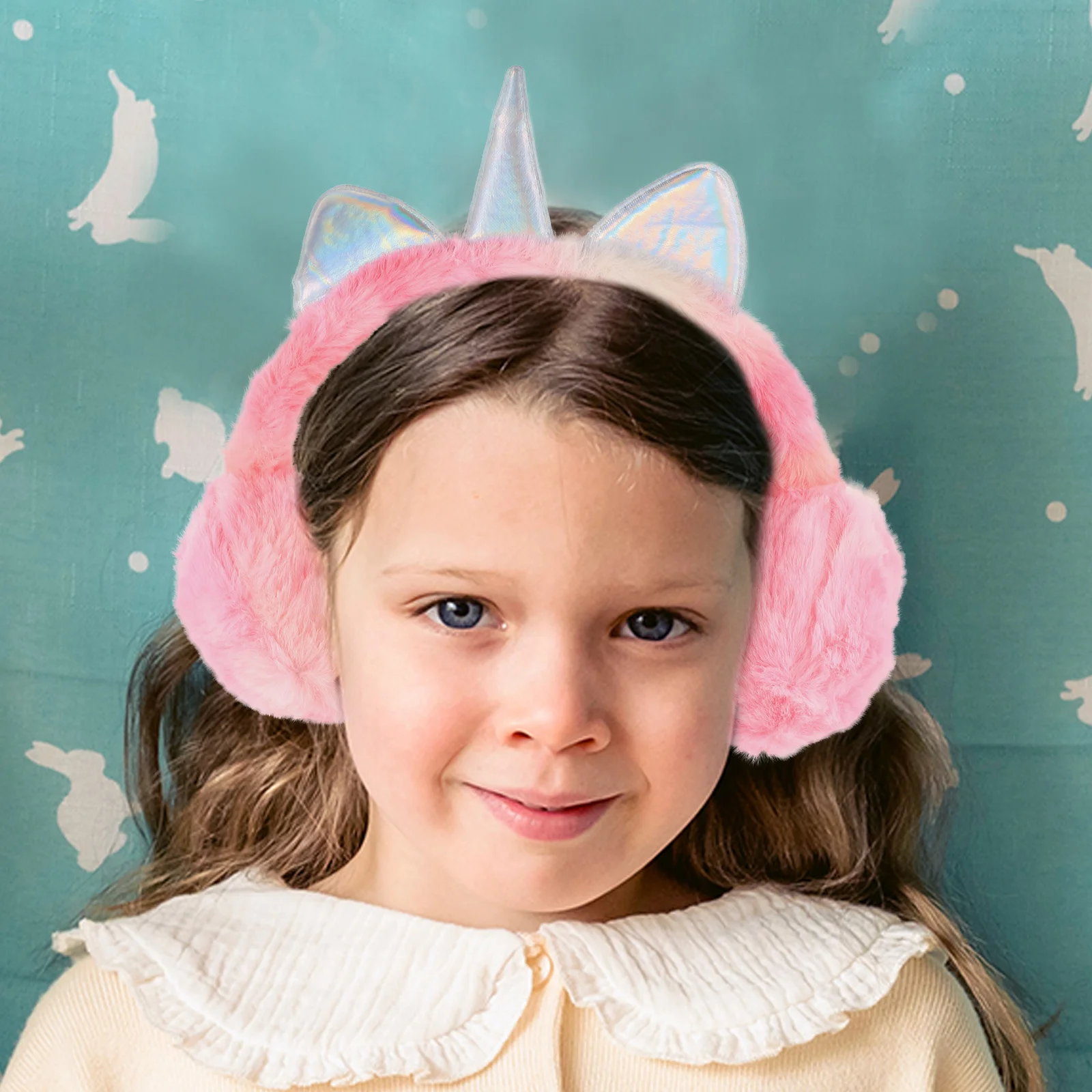 Unicorn Earmuff Warm Cover For Kids Girls Winter Ear Muffs Windproof Reusable Comfortable Ear Warmer Cycling Outdoor Use