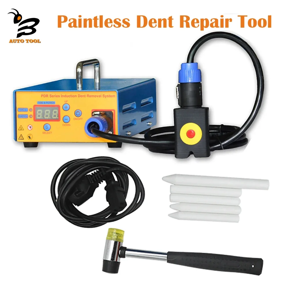 

PDR Series Auto Body Dent Removal Induction Heater Car Metal Plate Paintless Automotive Mechanical Workshop Tool Hotbox Magnetic