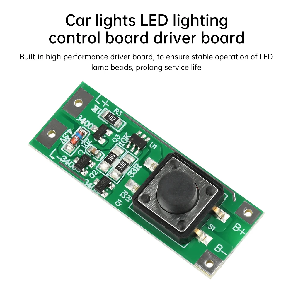 DC 3V-12V Flashing Module with 3 Mode High Brightness General Brightness Flashing Light Car LED Lighting Control Driver Board