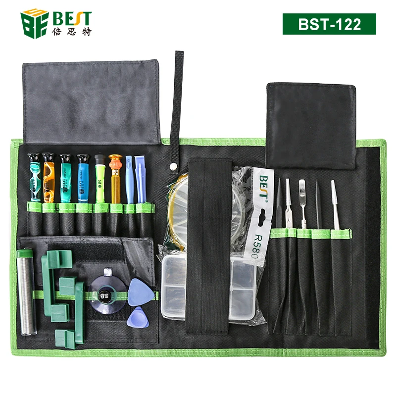 

21 in1 Screwdriver Set Mobile Phone Repair Tool Kit Tweezers Tin Wire Spudger Scraper for iPhone MacBook Laptop PC Tablet Repai