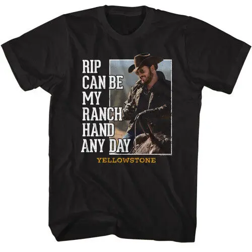 

Yellowstone RIP Can Be My Ranch Hand T-Shirt - Black