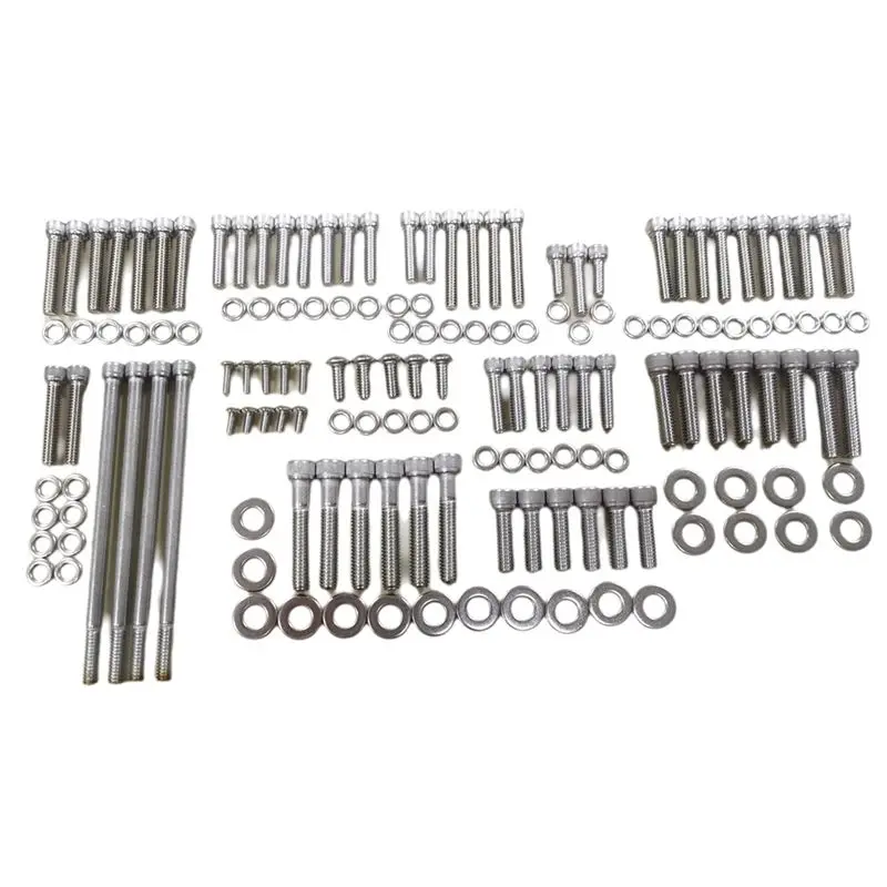 

Superior-Motor For Touring Electra Glide Street Glide Road Glide Road King CVO 2007-2016 Stainless Engine Screw Bolt Kit