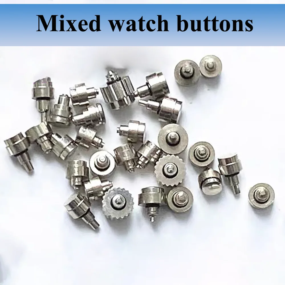 Watch Accessories Miscellaneous Buttons Mixed Pack of Watch Button Buttons On the Side of the Watch, Randomly Shipped 60PCS