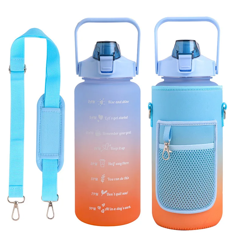 2L Water Bottle Covers Motivational Water Bottles Holder Bag Thermos Bottle Cover Drinkware Accessories Bottle is not include