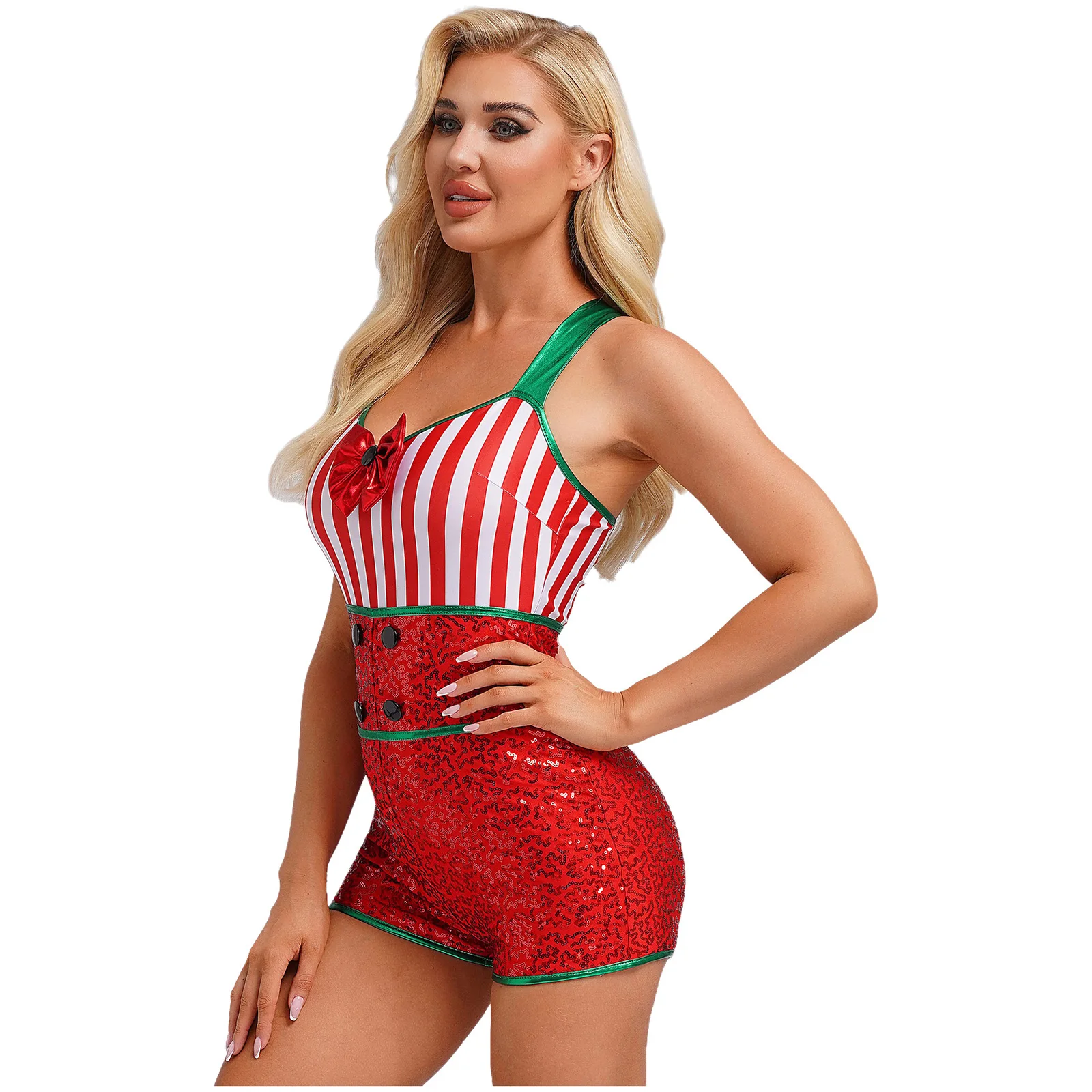 Kadınlar Noel Noel Karnaval Pa - Sleeveless Jumpsuit incelemesi ve fiyatı