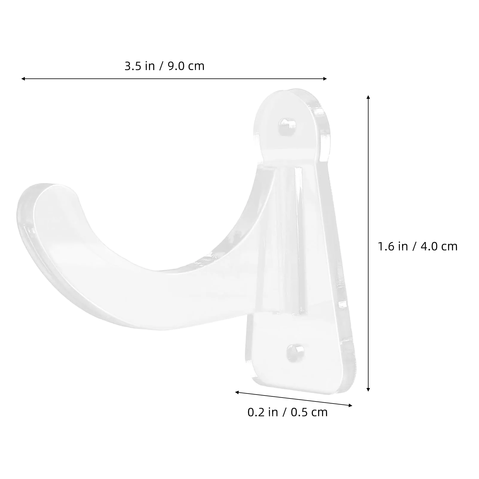 Baseball Bat Wall Mount Bracket Multi-functional Display Stand for Sports Support Acrylic