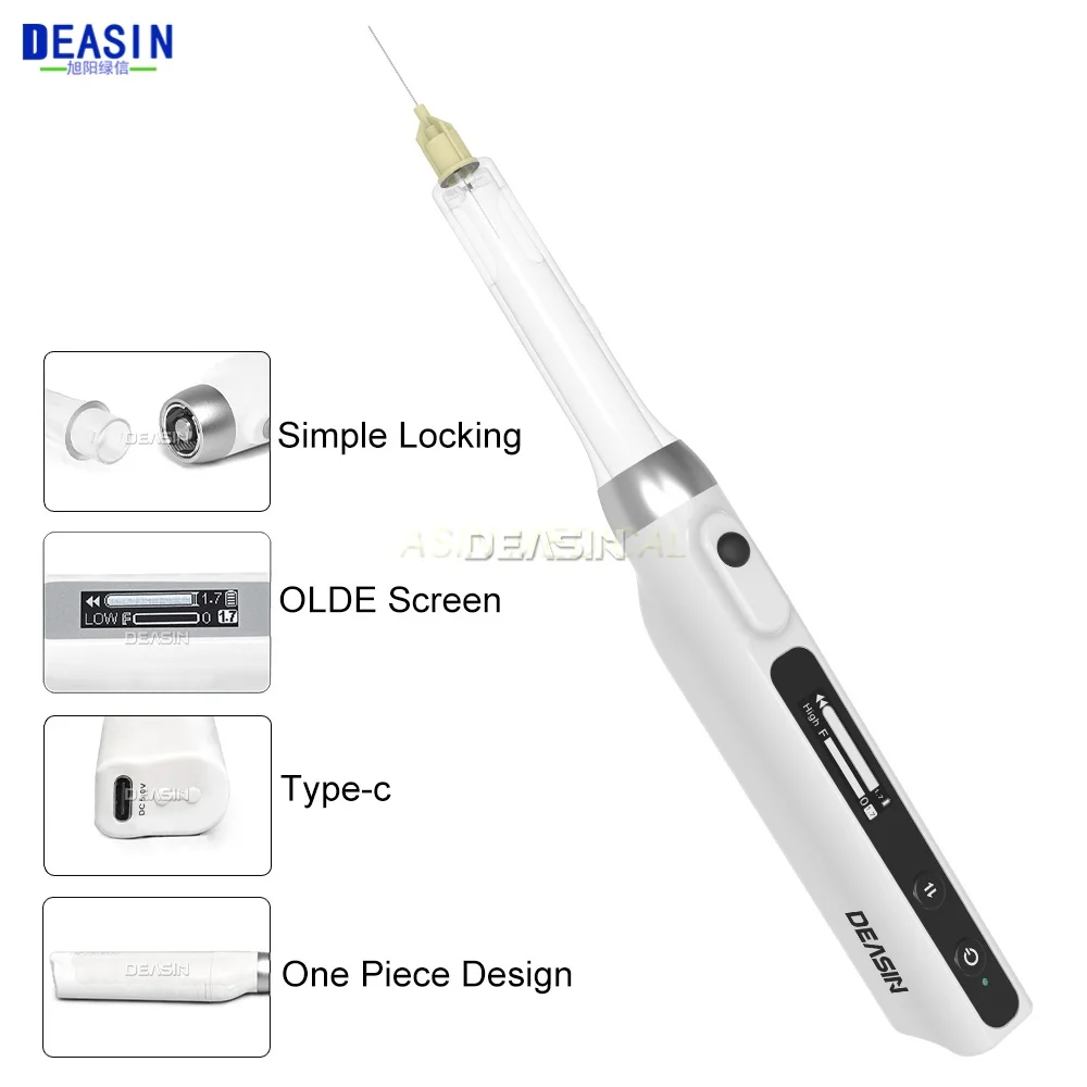 Dental Anesthesia Mini Dental Accessories Anesthesia Injector Painless Pen Electric Oral Topical Anesthesia Aspiration Syringe