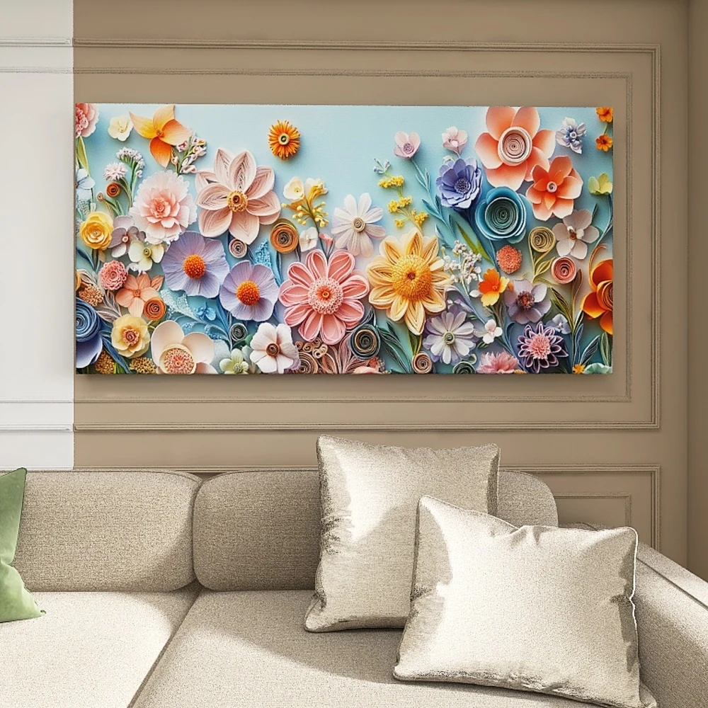 

1.5-Inch Thick Pine Solid Wood Frame, Canvas Wall Art, Birthday Gift Art Wall Painting, Bedroom, Office, Living Room