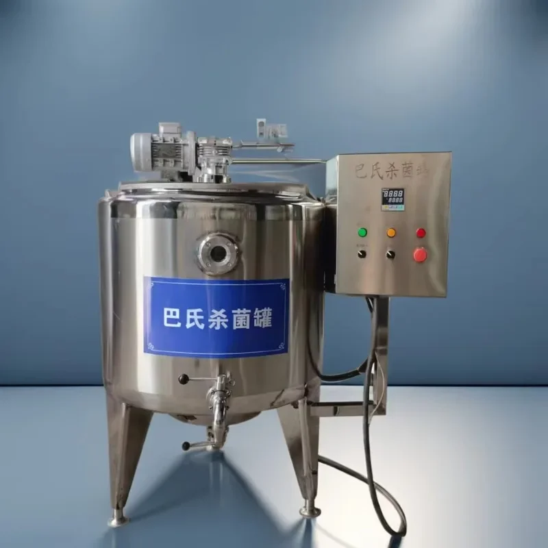 Mini máquina para hacer yogur lácteo de 200L de alta productividad, pequeña línea de producción de equipos de procesamiento de leche de coco para uso doméstico