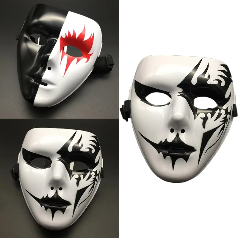 4 Stück Street Dance Hip Hop Party Erwachsenen maske Cosplay Erwachsene Kostüme Zubehör Horror maske Voll gesichts maske Halloween Requisiten